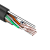 UTP 4PR 24AWG CAT5e 305m REXANT, ТРОС*1, наружный