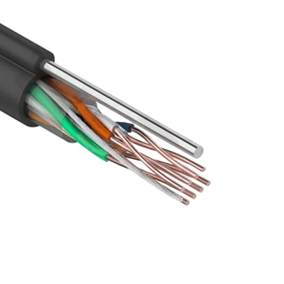 UTP 4PR 24AWG CAT5e 305m REXANT, ТРОС*1, наружный