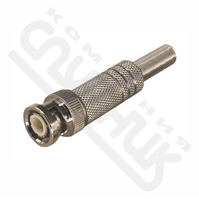 Штекер BNC с пружиной металл/SAT