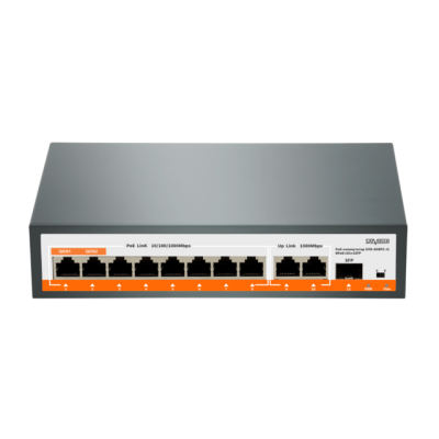 SVB-608PС-G (8 POE + 2 Uplink + 1 SFP) POE коммутатор